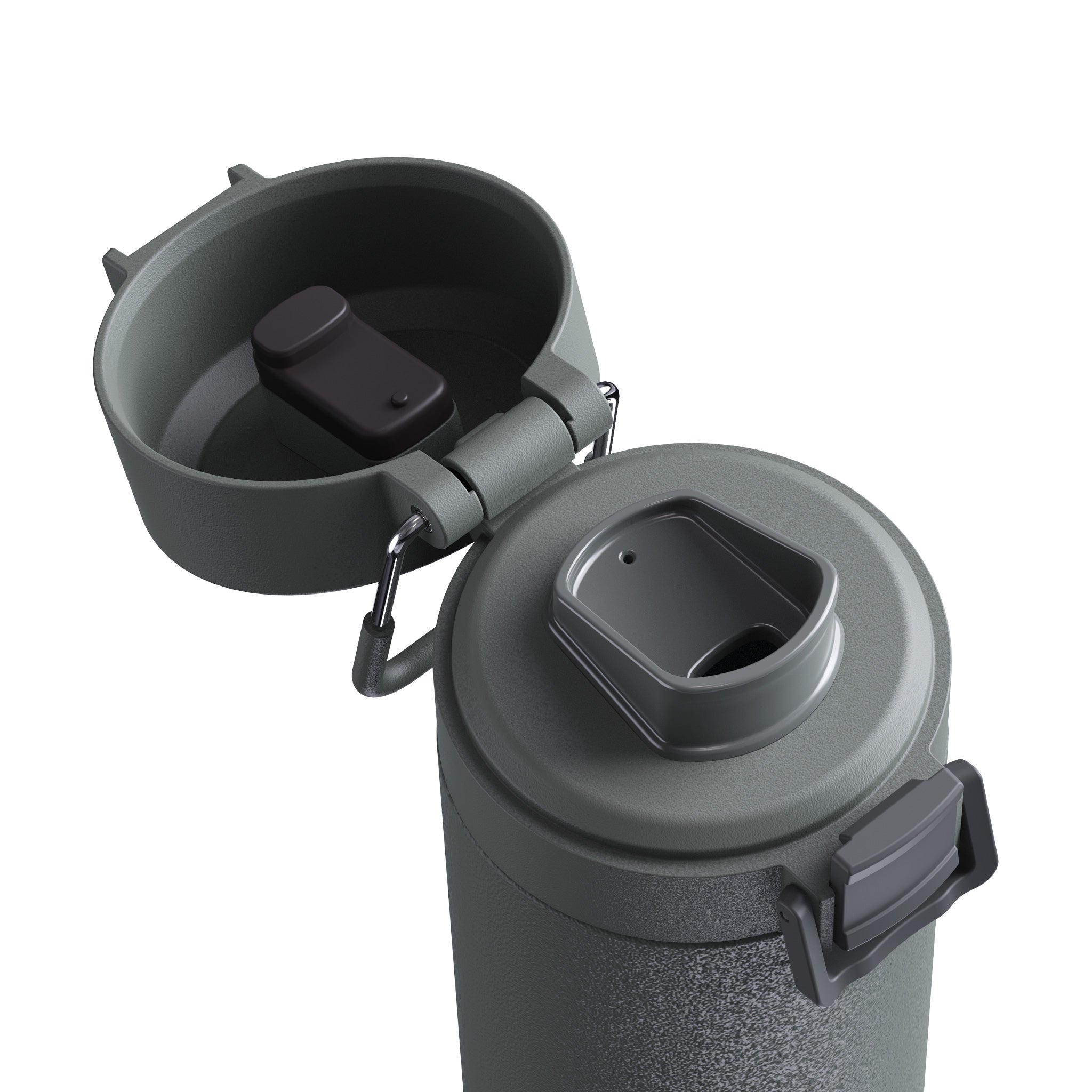 SHUKLAM Insulated Water Bottle 19.6OZ Grey Green