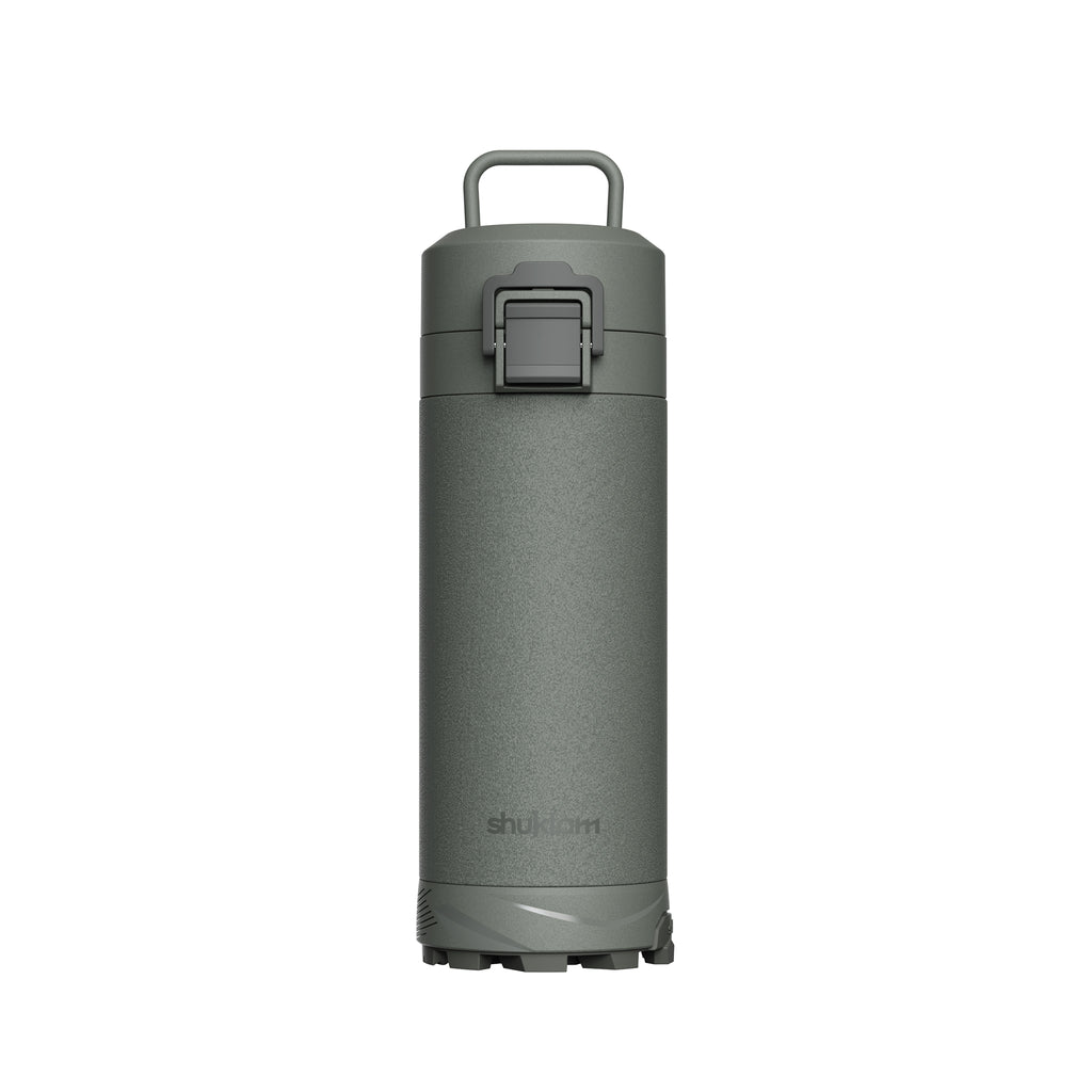 SHUKLAM Insulated Water Bottle 19.6OZ Grey Green